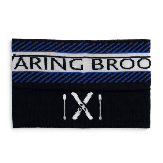 Alpine Stripe Headband & Snood Cobalt