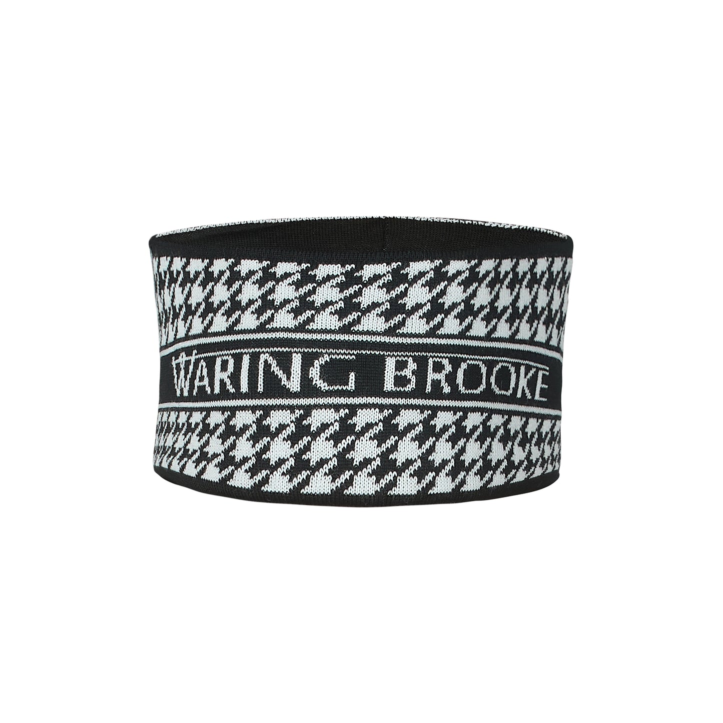 Signature Houndstooth Headband - Black/ White