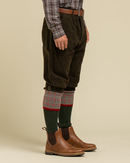 Multi-Houndstooth Sock