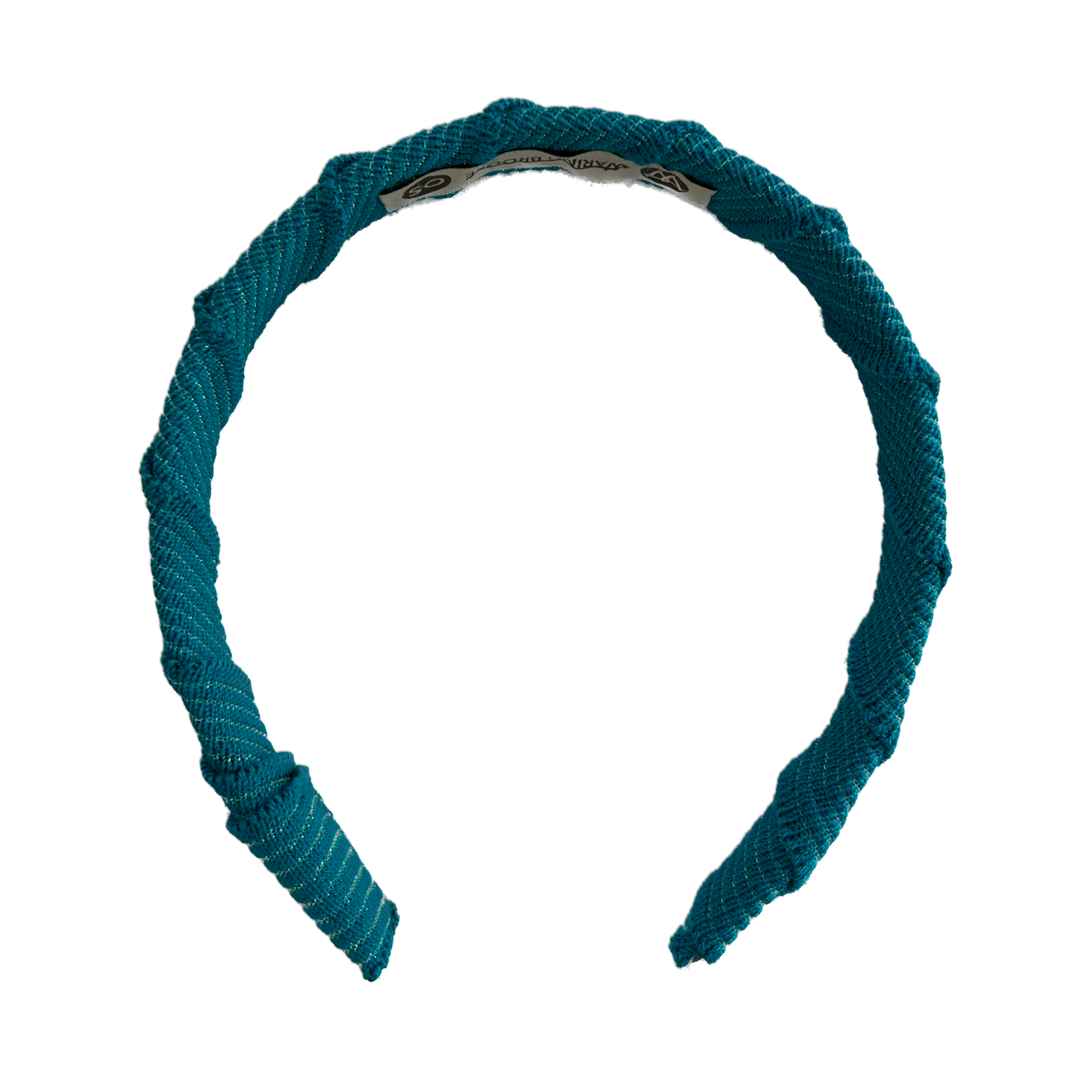 OUTLET: Mother of Pearl Stripe Hairband - TEAL