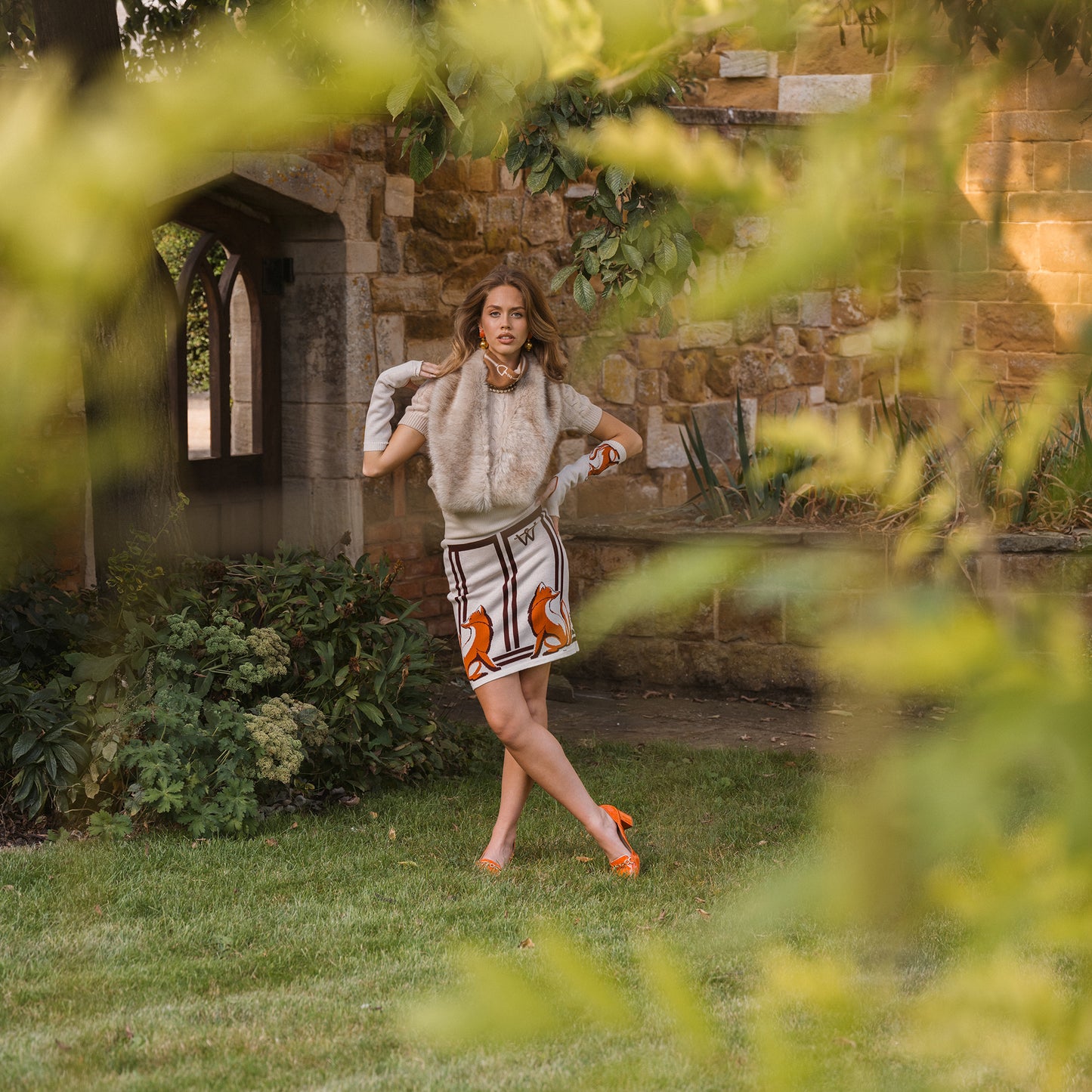 OUTLET: Curious Fox Skirt