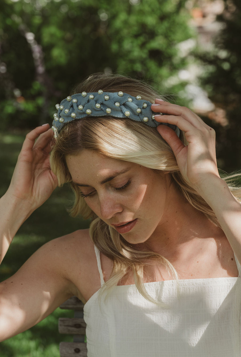 OUTLET: The Boleyn Band Dusty Blue
