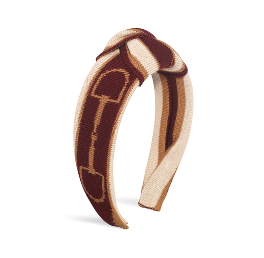 OUTLET: Plum Snaffle Hairband