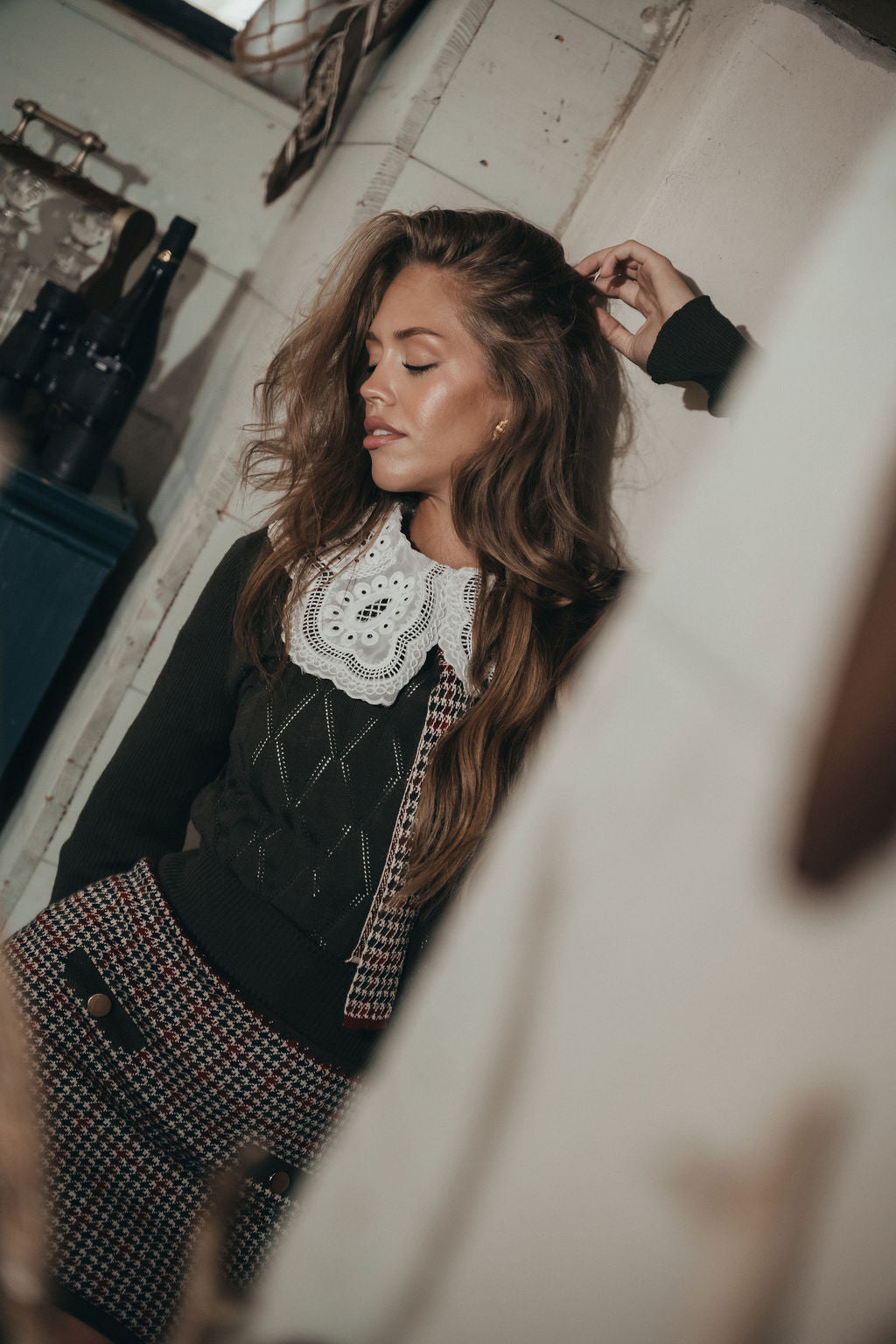 Multi-Houndstooth Tie