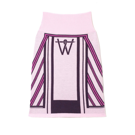 OUTLET: Eclipse Pencil Skirt Pink/Plum
