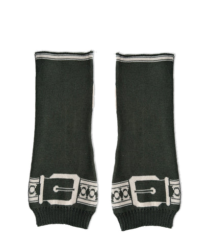Snaffle Short Handwarmers Olive/Taupe