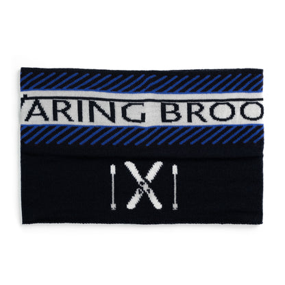 Alpine Stripe Headband & Snood Cobalt