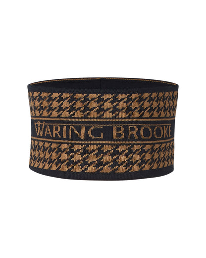 Signature Houndstooth Headband - Navy/Tan