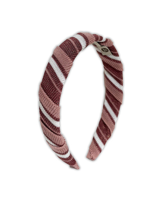 NEW IN: Pink Sparkly Candy Stripe Hairband