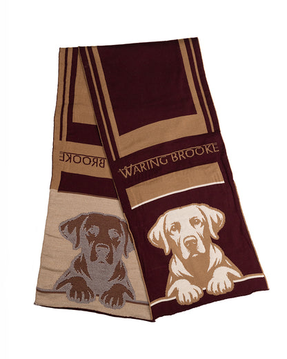 Loyal Labrador Scarf Yellow