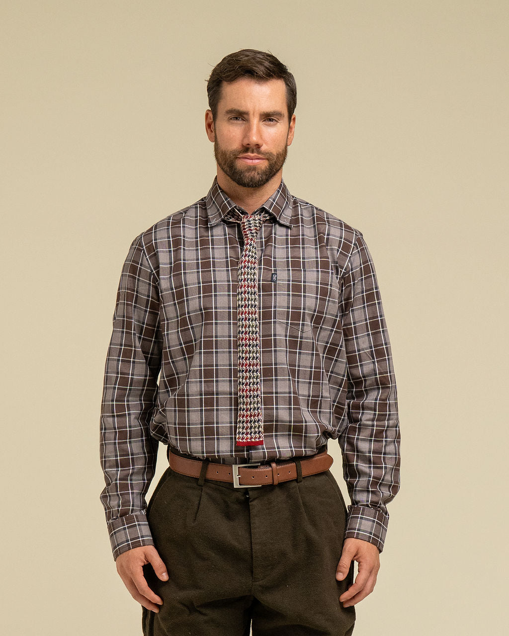 Multi-Houndstooth Tie