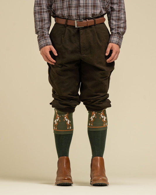 OUTLET: Boxing Hare Boot Socks Olive