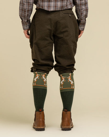 OUTLET: Boxing Hare Boot Socks Olive