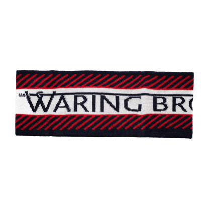 Alpine Stripe Headband & Snood Red