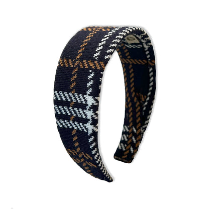 OUTLET: Highland Tartan Hairband Navy