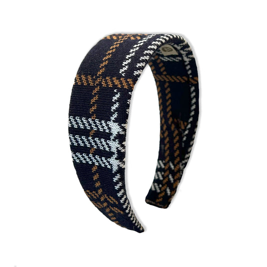 OUTLET: Highland Tartan Hairband Navy