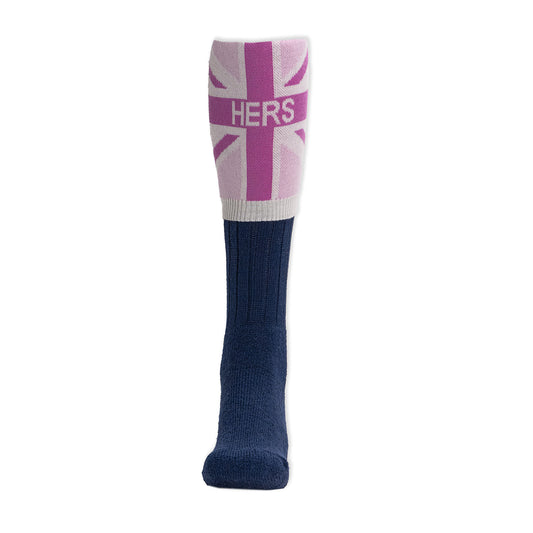 Pink XL Union Jack Sock