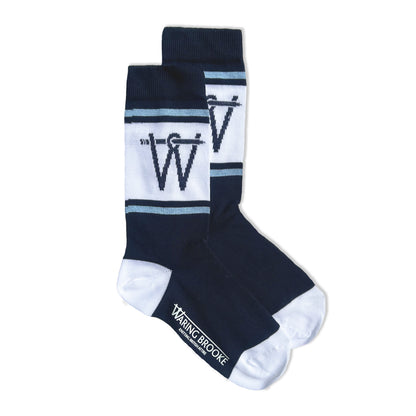 OUTLET: Everyday Cotton Logo Socks Navy