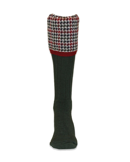 Multi-Houndstooth Sock