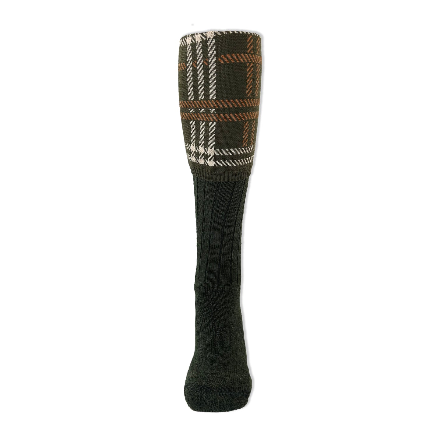 OUTLET: Highland Tartan Socks Olive