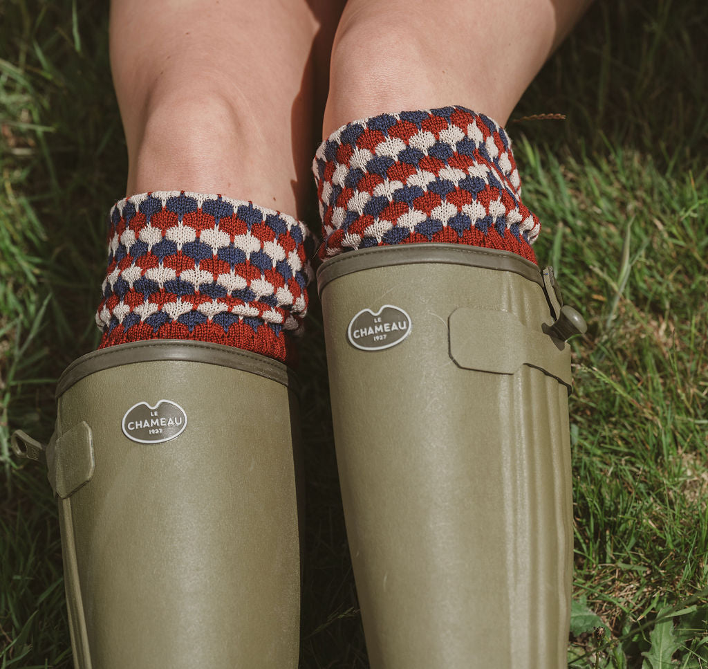 Bubble Cuff Classic Socks