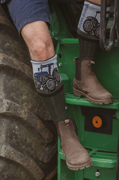 OUTLET: Tread and Tractor- Blue