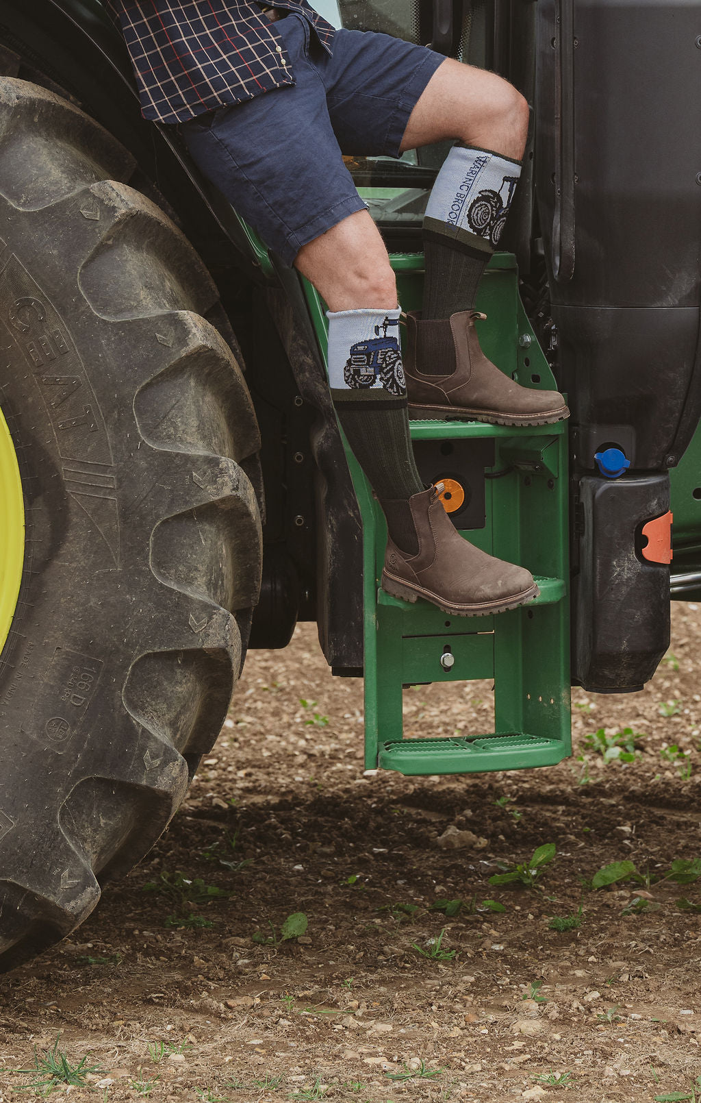OUTLET: Tread and Tractor- Blue