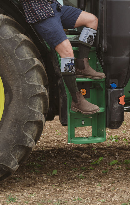 OUTLET: Tread and Tractor- Blue