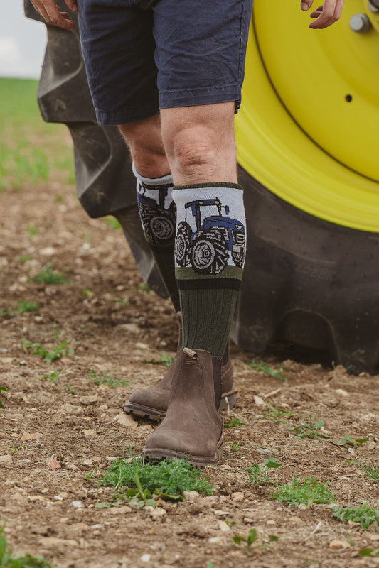 OUTLET: Tread and Tractor- Blue