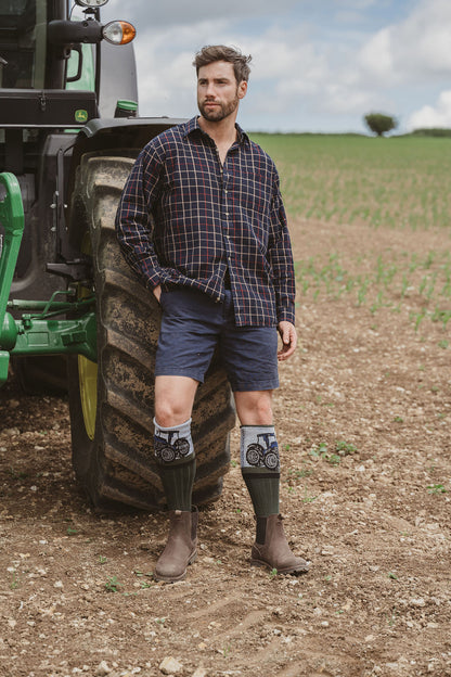 OUTLET: Tread and Tractor- Blue