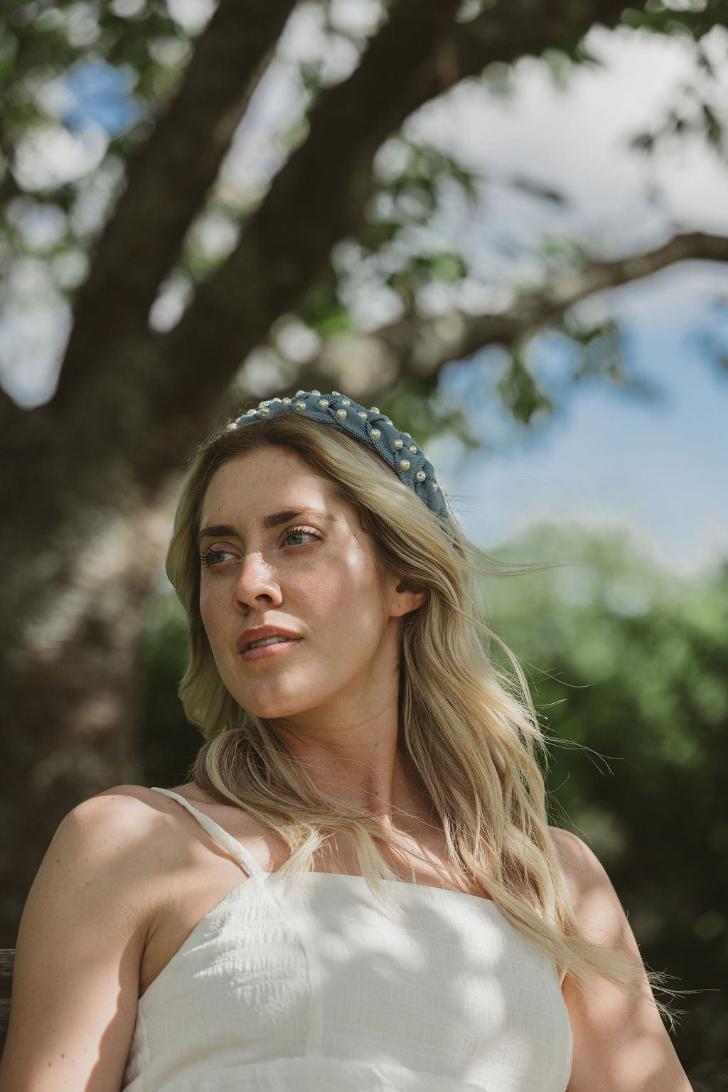 OUTLET: The Boleyn Band Dusty Blue