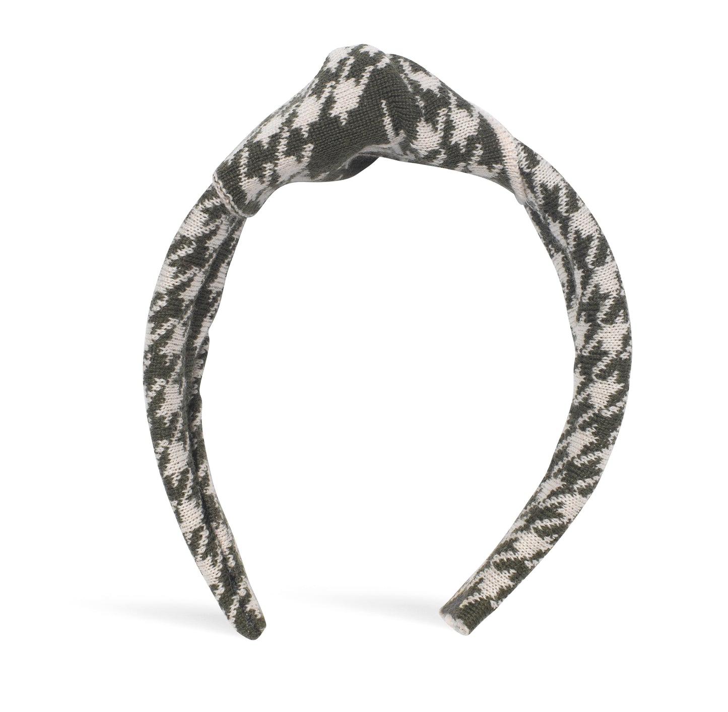 OUTLET: Houndstooth Hairband Olive