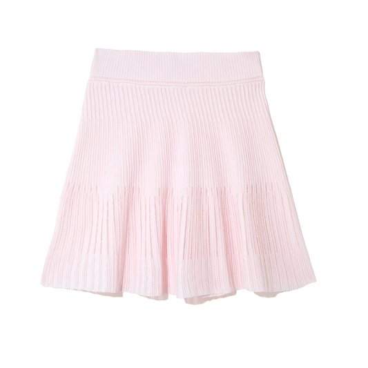 OUTLET: Mother of Pearl Fit and Flare Skirt Pink