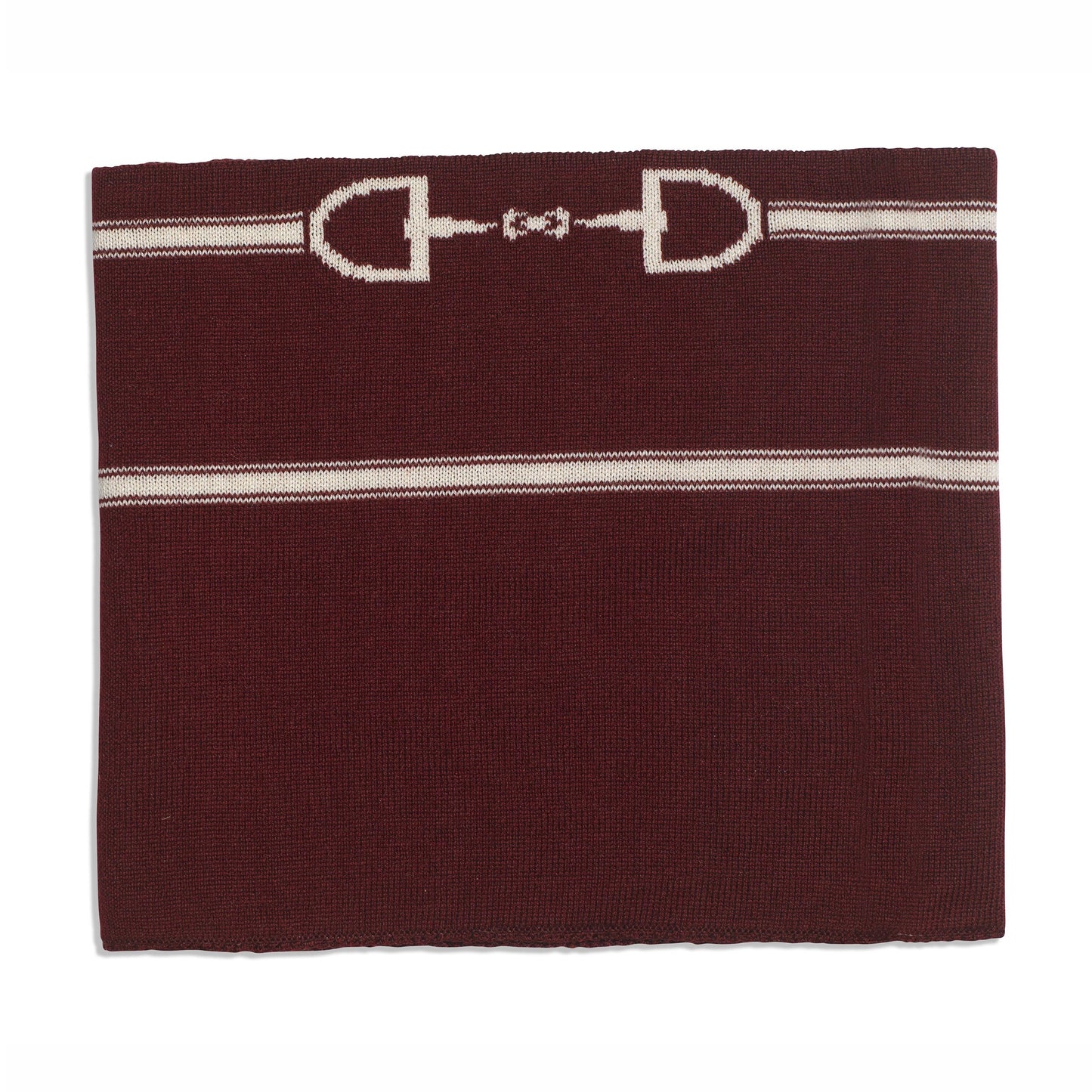 Snaffle Headband / Snood Plum/Taupe