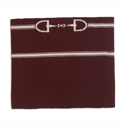 Snaffle Headband / Snood Plum/Taupe