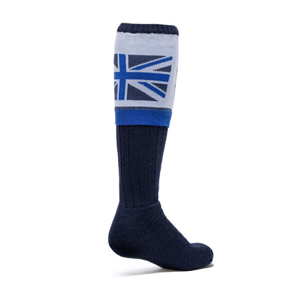 OUTLET: Union Jack Flag Personalised Boot Sock Royal