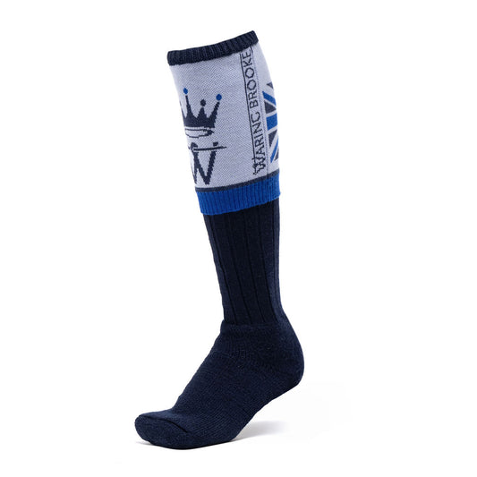 OUTLET: Union Jack Flag Personalised Boot Sock Royal