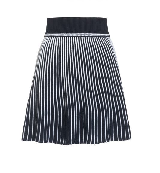 OUTLET: Wimbledon Skirt White Stripe