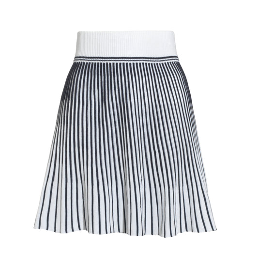 OUTLET: Wimbledon Skirt Navy Stripe